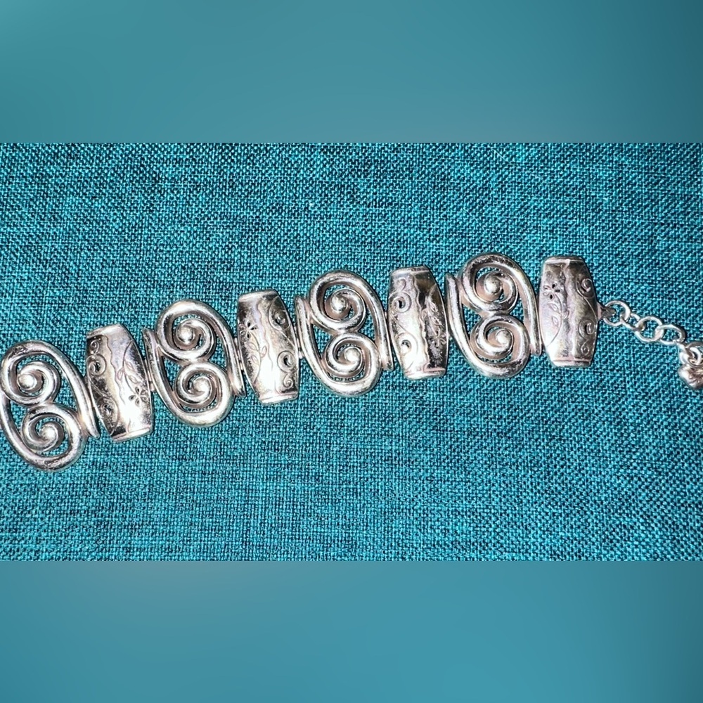 Brighton PABLO PASSION Picasso Scrolled Links Bracelet EXCELLENT!